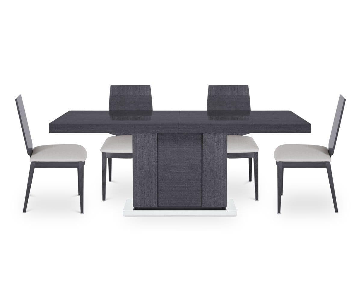 Chaise de salle à manger à dossier en bois Mondiana