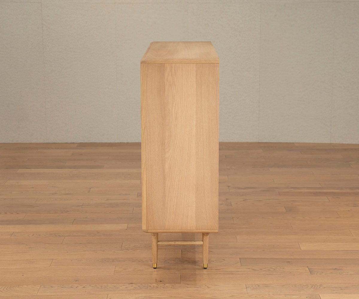 Meuble multimédia Hendrick II - Chêne blanc