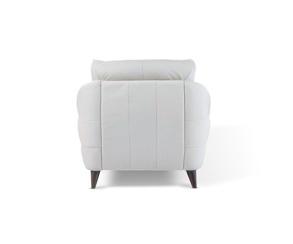 Chaise en cuir Blanca