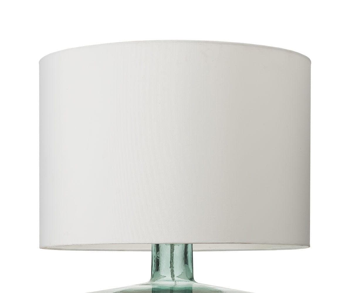 Lampe en verre translucide