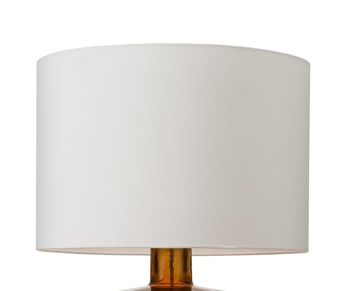 Lampe en verre translucide - Ambre