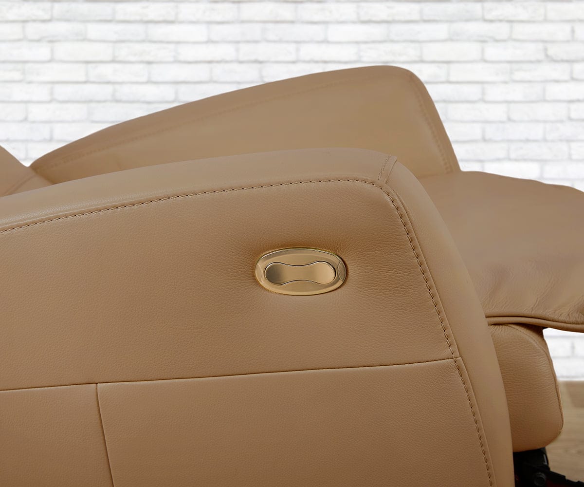 Fauteuil inclinable électrique en cuir Norrell