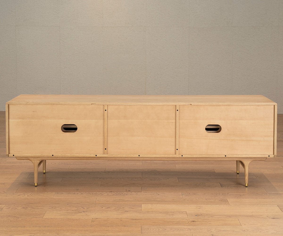 Meuble multimédia Hendrick 79 II - Chêne blanc