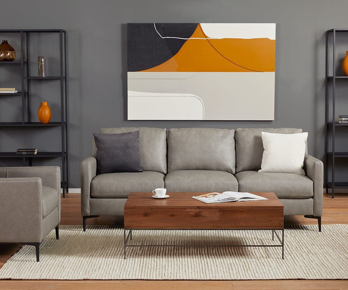 Chaise en cuir Cooper