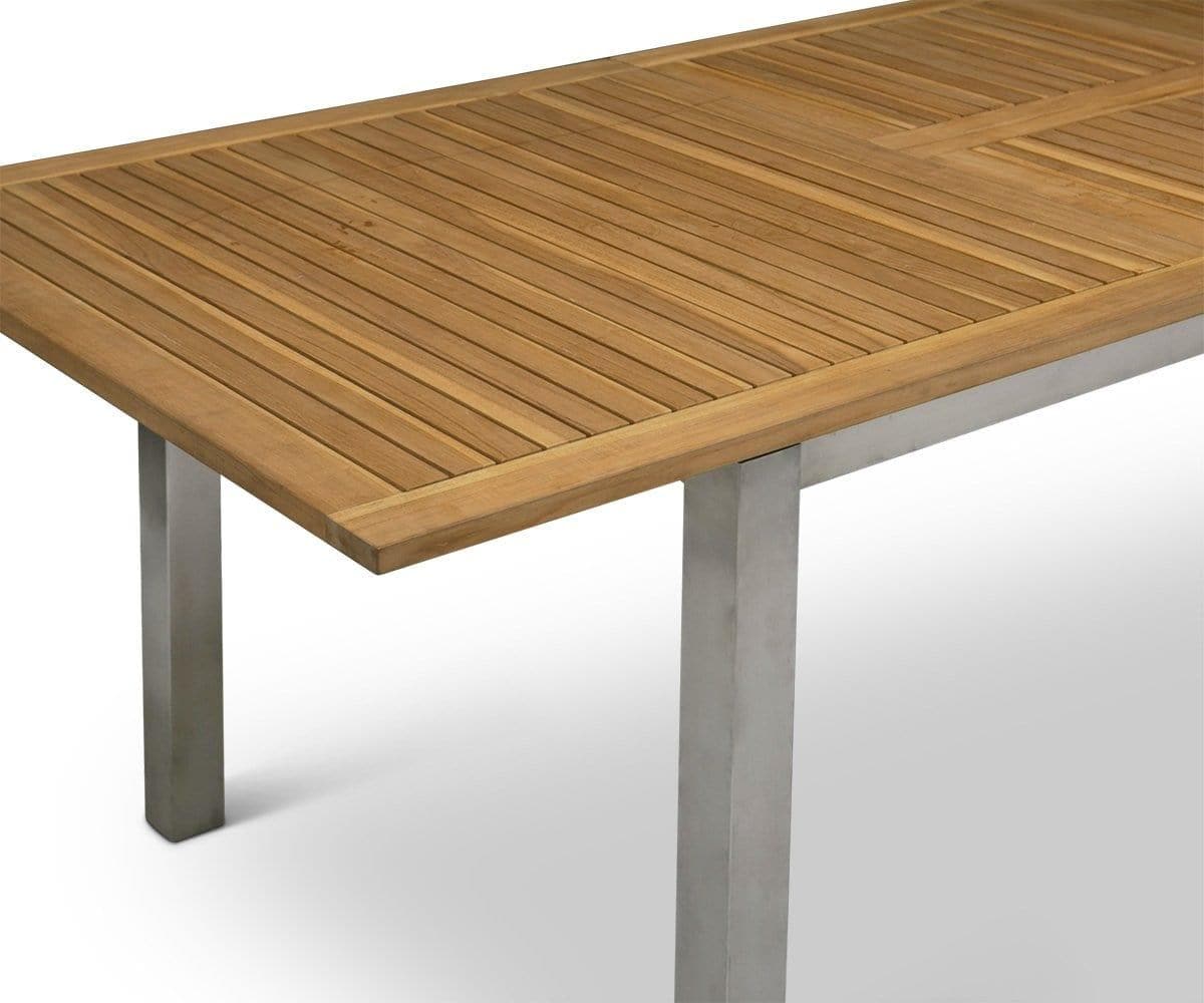 Table à manger extensible d'extérieur Farino