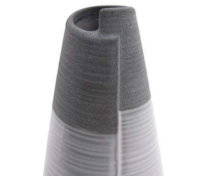 Vase roulé bicolore