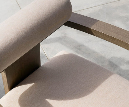 Chaise de salle à manger d'extérieur Vinna