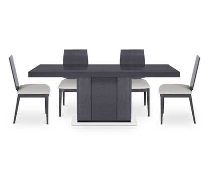 Chaise de salle à manger à dossier en bois Mondiana