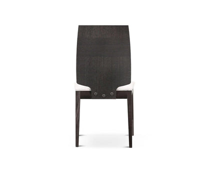 Chaise de salle à manger à dossier en bois Mondiana