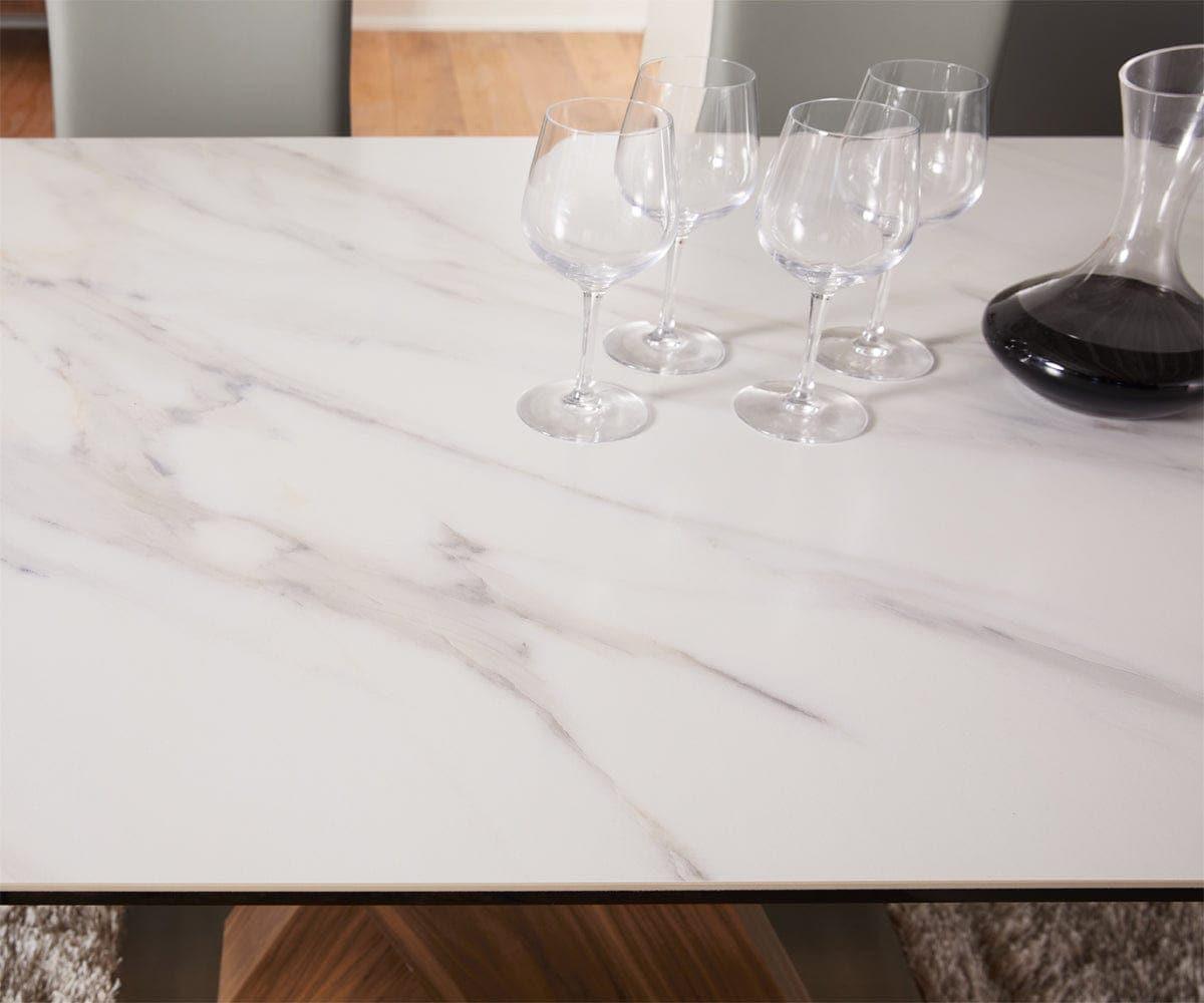 Table à manger extensible en acier