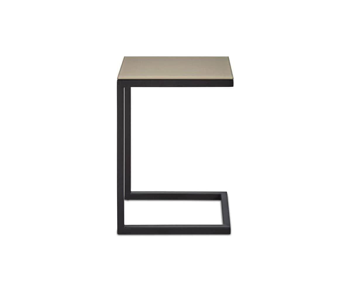 Table d'appoint en verre Milla