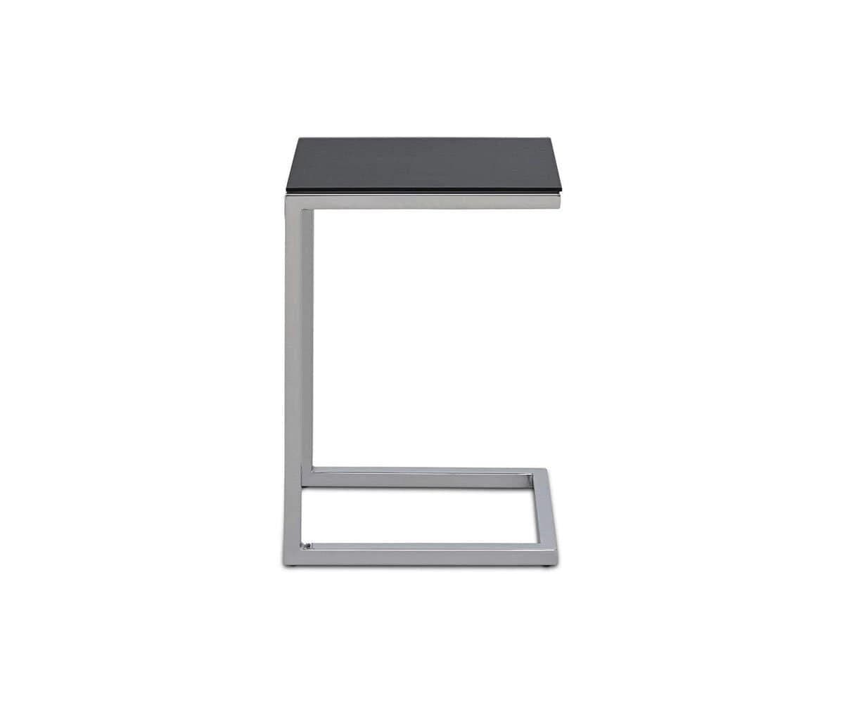 Table d'appoint en verre Milla