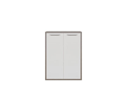 Bibliothèque basse Gammel avec portes