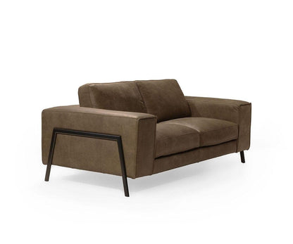 Causeuse en cuir Dean