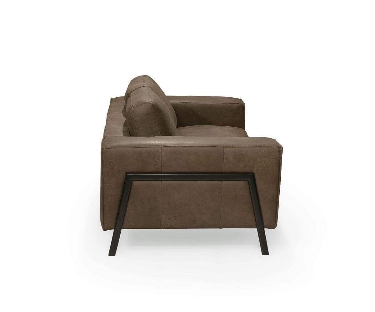 Causeuse en cuir Dean