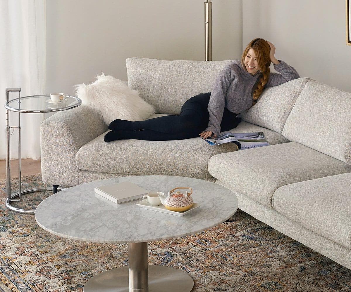 Canapé d'angle gauche Rowena