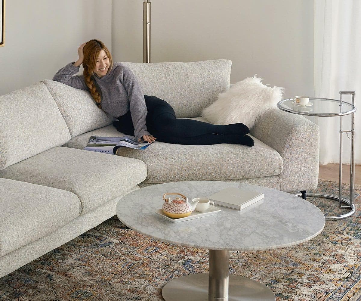 Canapé d'angle droit Rowena