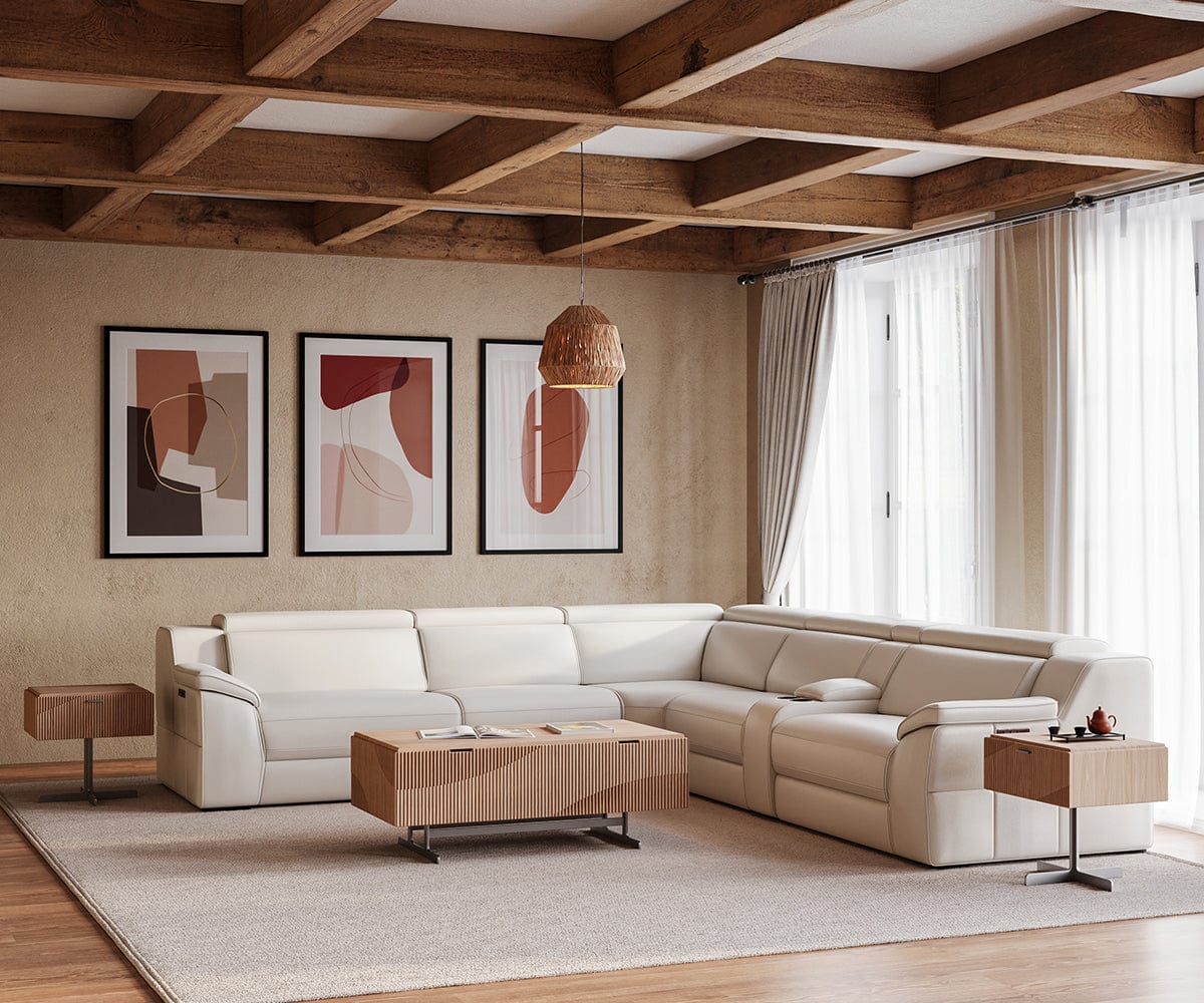 Canapé sectionnel inclinable électrique Titus