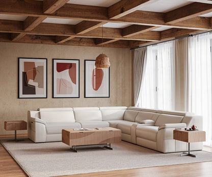 Canapé sectionnel inclinable électrique Titus