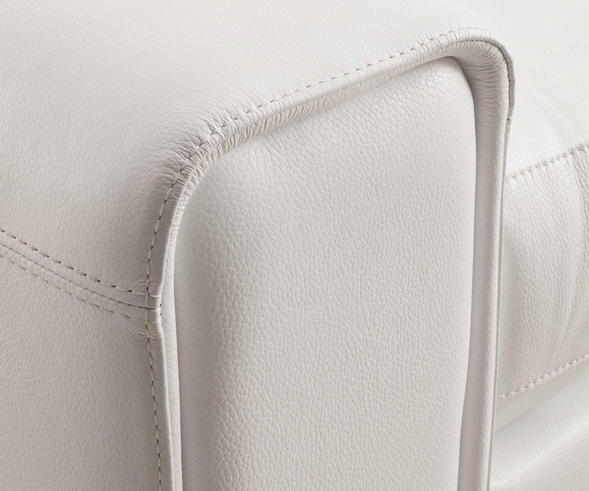 Canapé sectionnel inclinable électrique modulaire en cuir Angelo