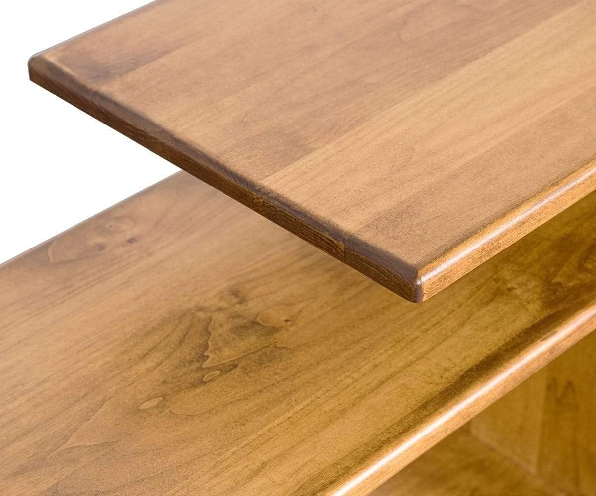 Table d'appoint Wood Castle du milieu du siècle