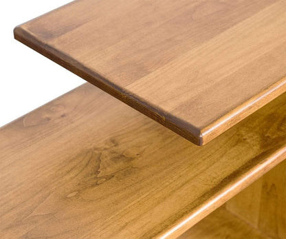 Table d'appoint Wood Castle du milieu du siècle