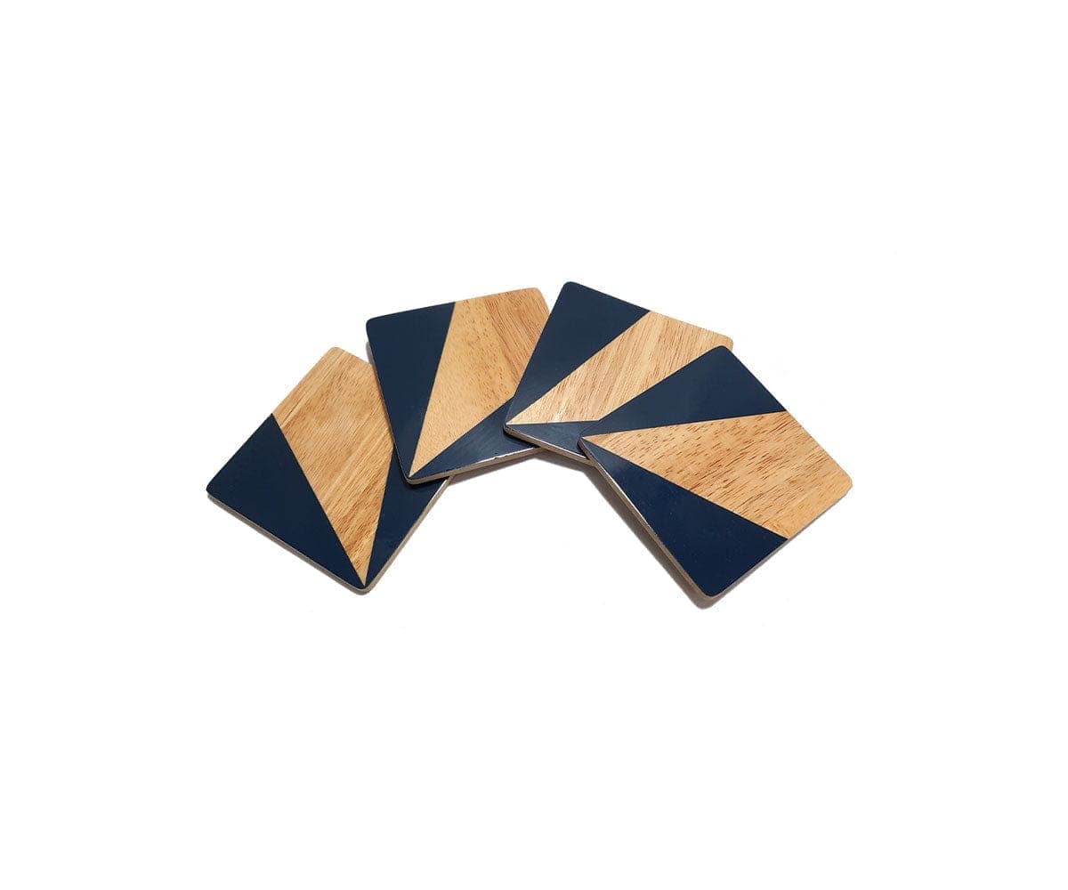 Ensemble de sous-verres à blocs de couleurs