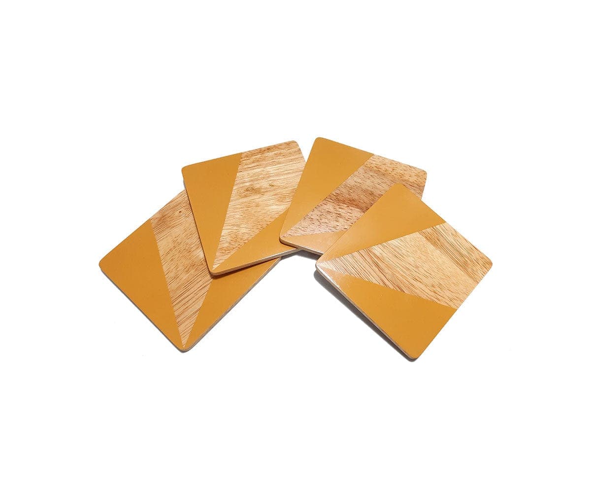 Ensemble de sous-verres à blocs de couleurs