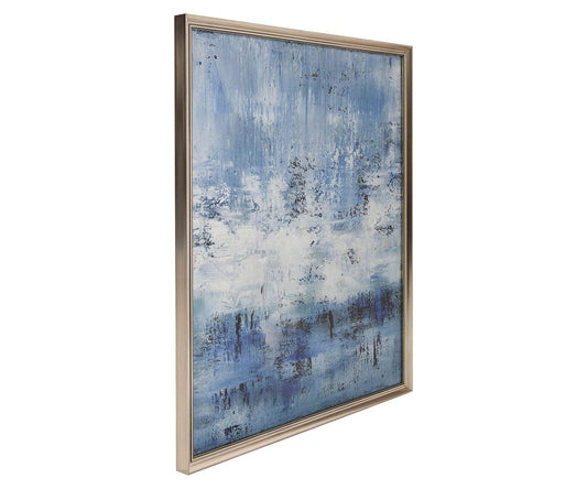 Art abstrait du mur de mer