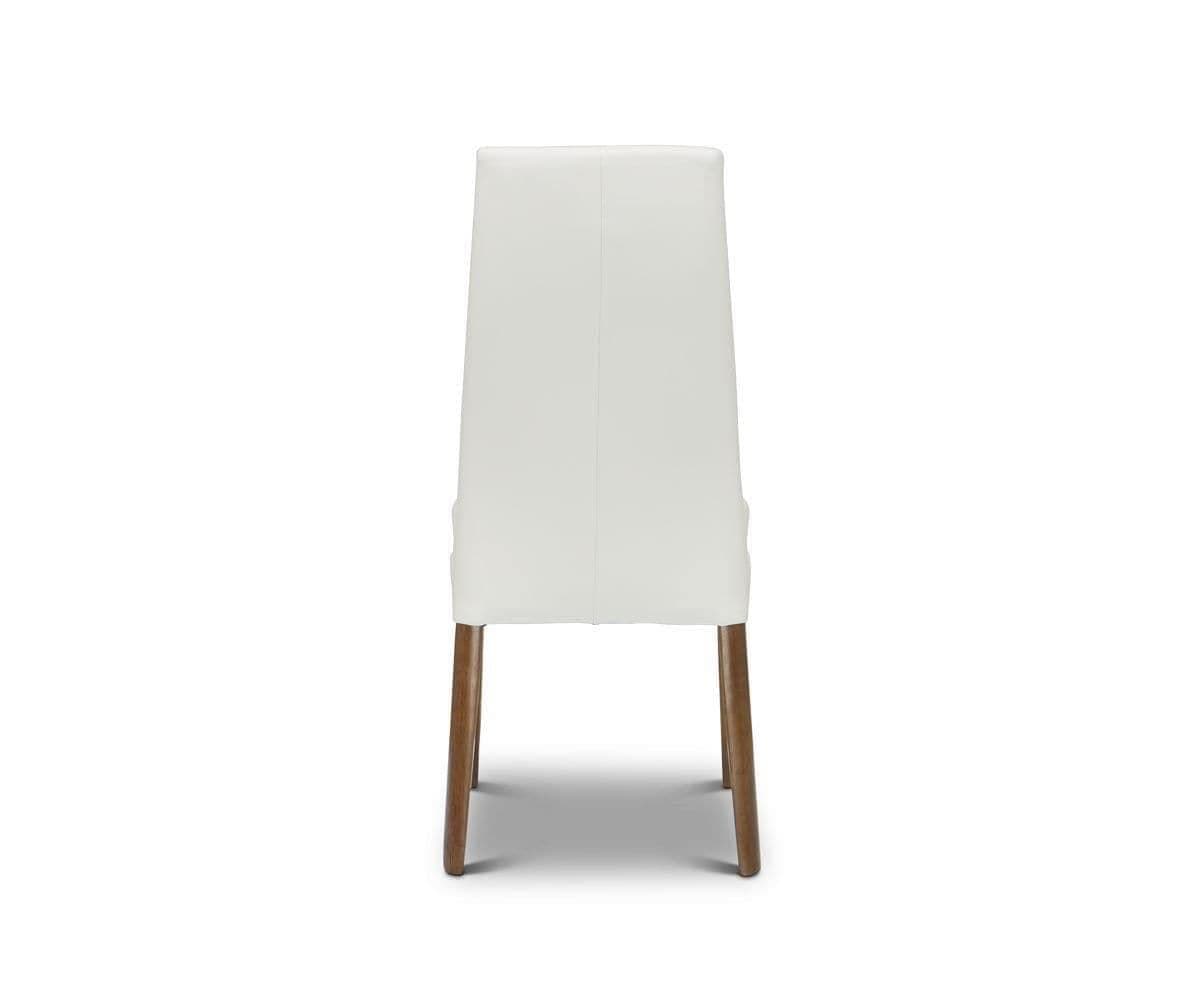 Chaise de salle à manger en cuir Lussa