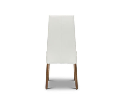 Chaise de salle à manger en cuir Lussa