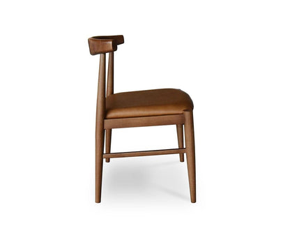 Chaise de salle à manger en cuir Miles