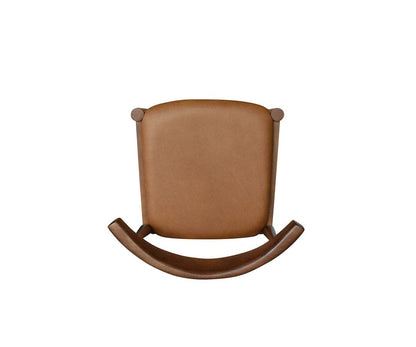 Chaise de salle à manger en cuir Miles