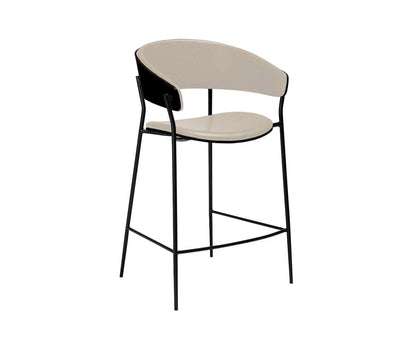 Tabouret de bar en cuir pour berceau