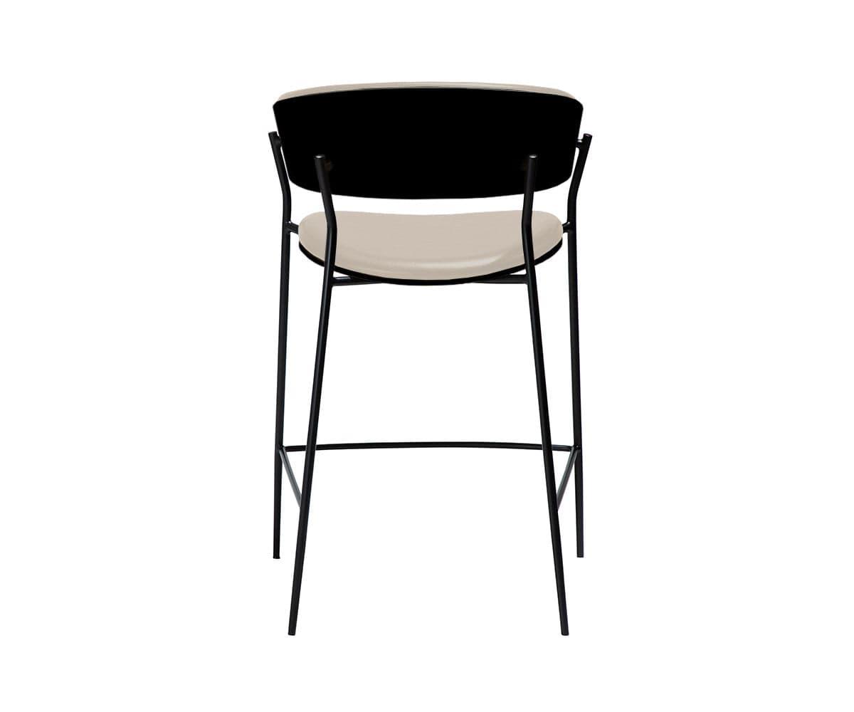 Tabouret de bar en cuir pour berceau