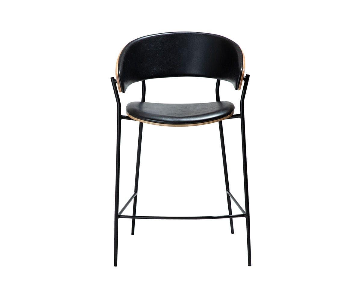 Tabouret de bar en cuir pour berceau