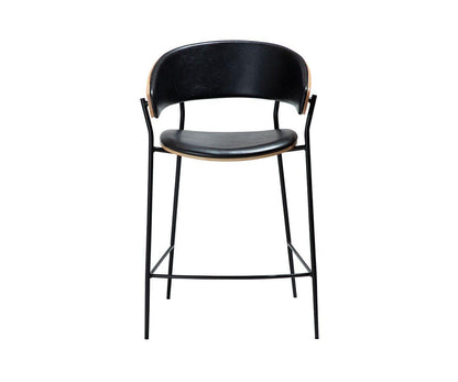 Tabouret de bar en cuir pour berceau