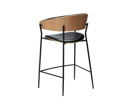 Tabouret de bar en cuir pour berceau