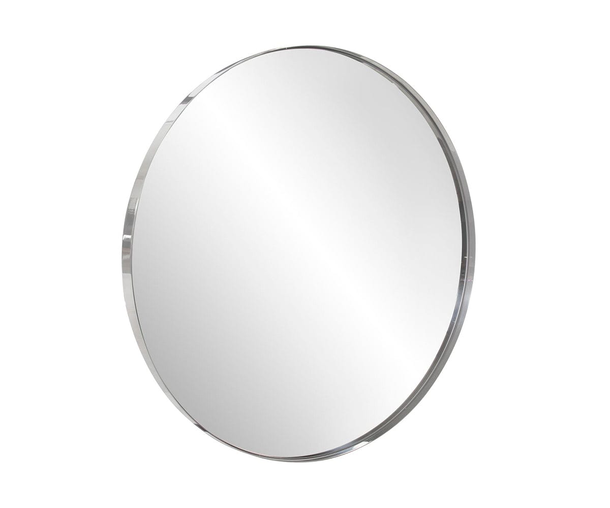 Miroir rond en acier