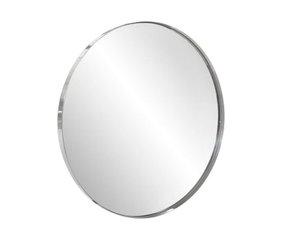 Miroir rond en acier