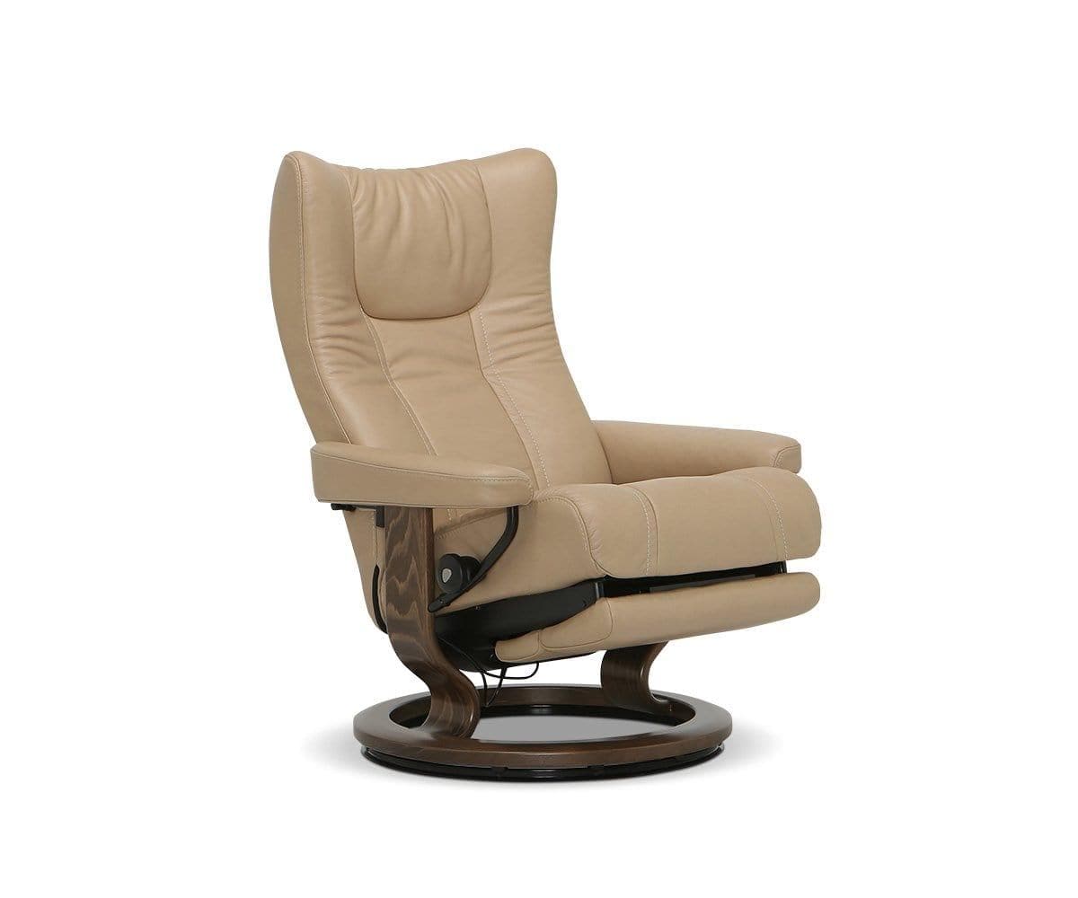 Fauteuil inclinable électrique pour jambes et dos Stressless® Wing 