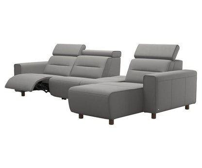 Canapé sectionnel inclinable électrique Stressless® Emily en cuir - Petit