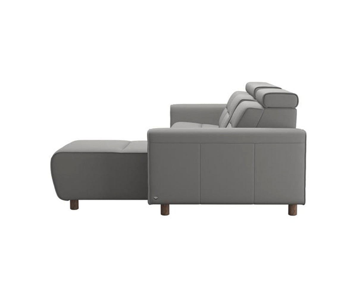 Canapé sectionnel inclinable électrique Stressless® Emily en cuir - Petit