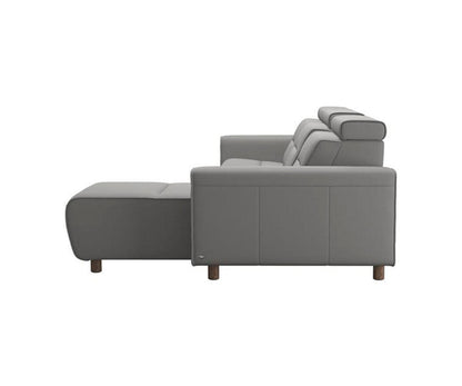 Canapé sectionnel inclinable électrique Stressless® Emily en cuir - Petit