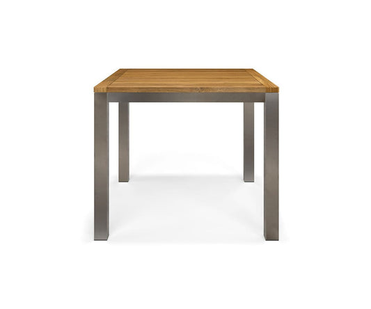 Table à manger carrée d'extérieur Farino