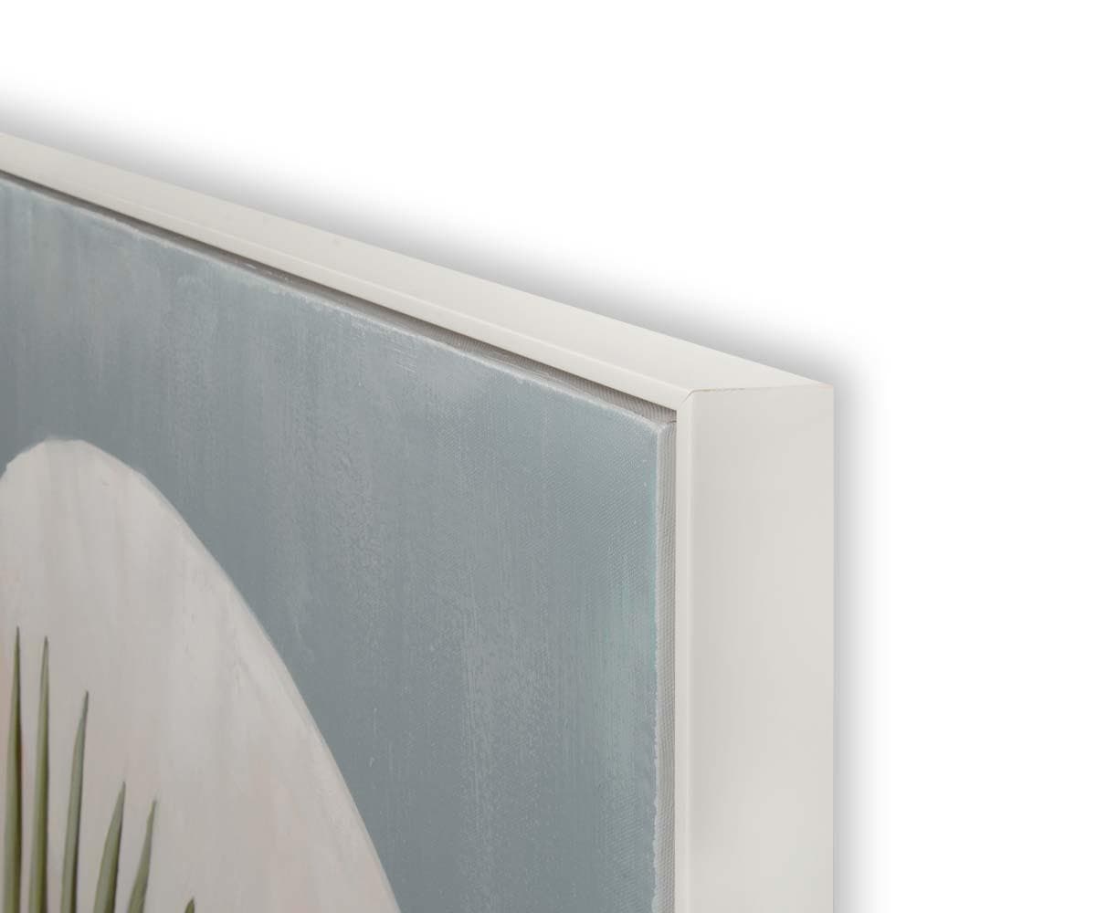 Peinture à l'huile de frondes au clair de lune