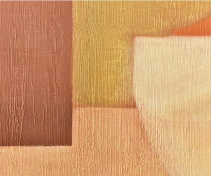 Peinture à l'huile Retro Sunset II