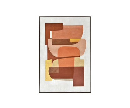 Coucher de soleil rétro I Peinture à l'huile