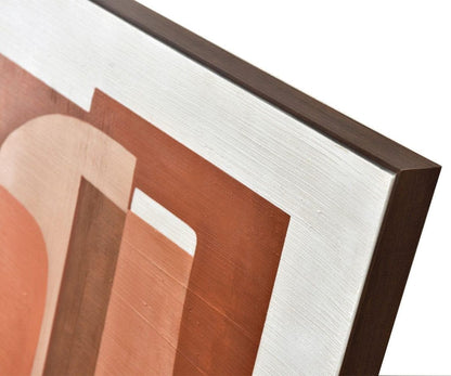 Coucher de soleil rétro I Peinture à l'huile