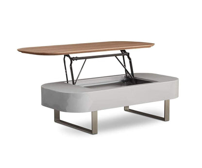 Table basse de rangement à plateau relevable Baptisia